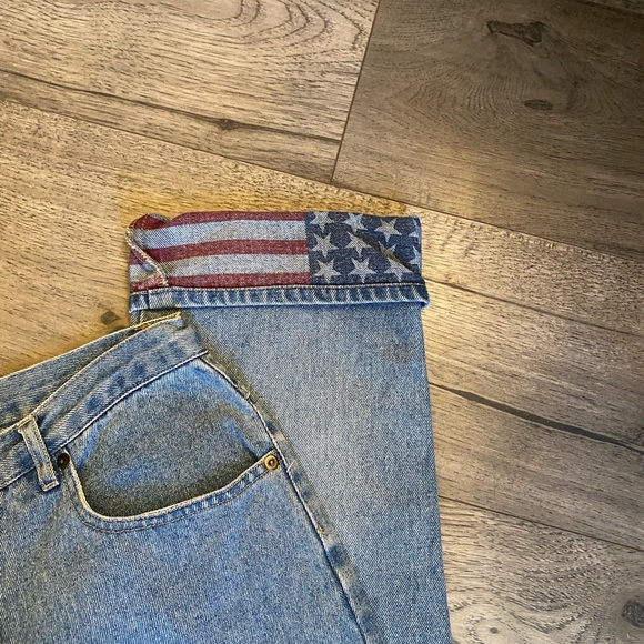 L.A. Blues American flag cuff ankle jeans, 10 - Picture 5 of 5